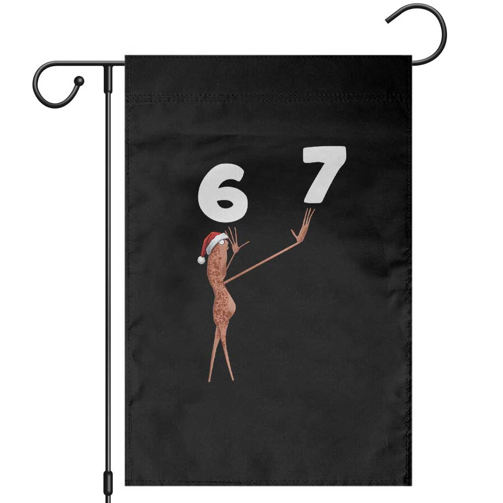 67 Six Seven Christmas Garden Flag Marcus The Worm Meme - Print Your Wear