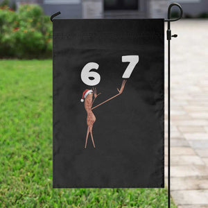 67 Six Seven Christmas Garden Flag Marcus The Worm Meme - Print Your Wear