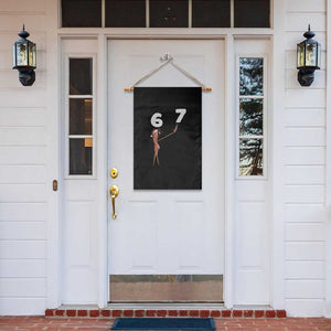 67 Six Seven Christmas Garden Flag Marcus The Worm Meme - Print Your Wear
