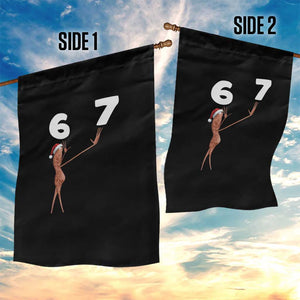 67 Six Seven Christmas Garden Flag Marcus The Worm Meme - Print Your Wear