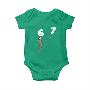 67 Six Seven Christmas Baby Onesie Marcus The Worm Meme TS14 Irish Green Print Your Wear