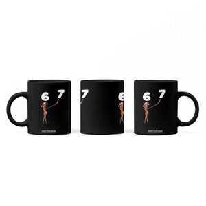 67 Six Seven Christmas Coffee Mug Marcus The Worm Meme - Print Your Wear
