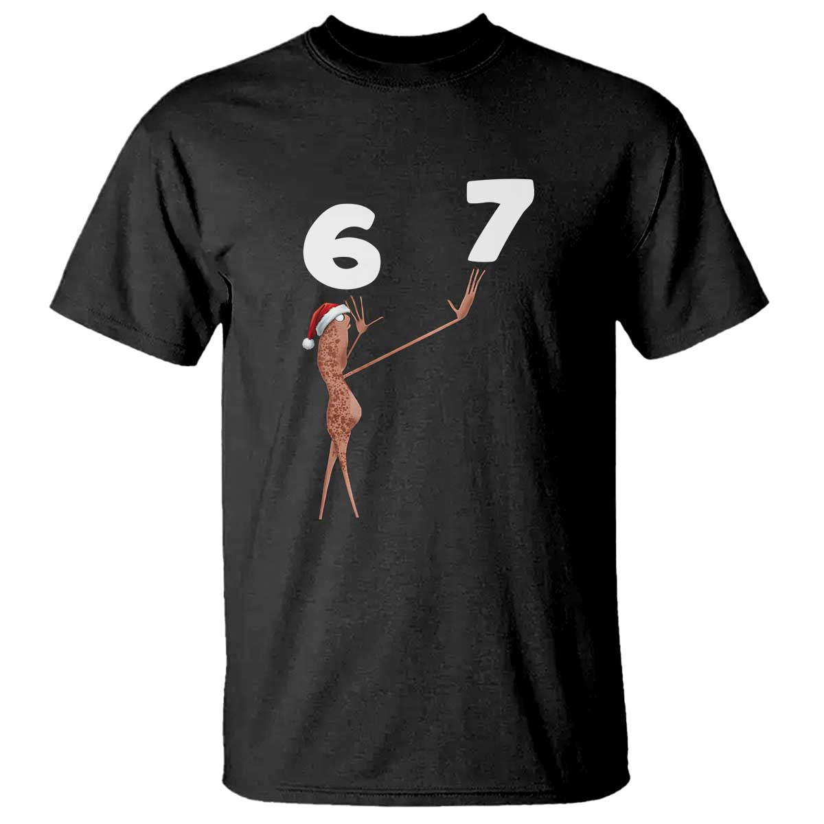 67 Six Seven Christmas T Shirt Marcus The Worm Meme TS14 Black Print Your Wear