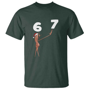 67 Six Seven Christmas T Shirt Marcus The Worm Meme TS14 Dark Forest Green Print Your Wear