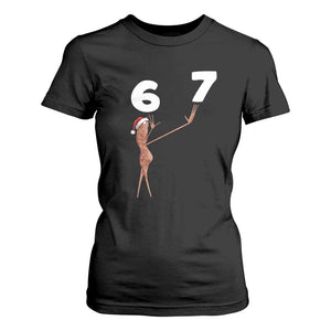 67 Six Seven Christmas T Shirt For Women Marcus The Worm Meme TS14 Black Print Your Wear