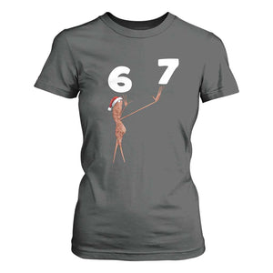67 Six Seven Christmas T Shirt For Women Marcus The Worm Meme TS14 Dark Heather Print Your Wear