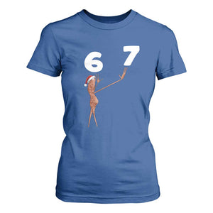 67 Six Seven Christmas T Shirt For Women Marcus The Worm Meme TS14 Royal Blue Print Your Wear