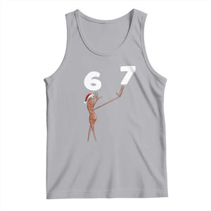 67 Six Seven Christmas Tank Top Marcus The Worm Meme TS14 Athletic Heather Print Your Wear