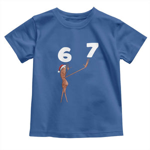 67 Six Seven Christmas Toddler T Shirt Marcus The Worm Meme TS14 Royal Blue Print Your Wear