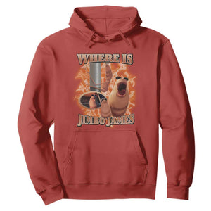 Marcus The Worm Meme Hoodie Where Is Jimbo James TS14 Red Print Your Wear