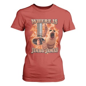 Marcus The Worm Meme T Shirt For Women Where Is Jimbo James TS14 Red Print Your Wear