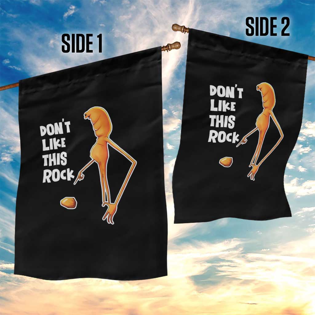 Marcus The Worm Meme Garden Flag Do Not Like This Rock TS14 Print Your Wear