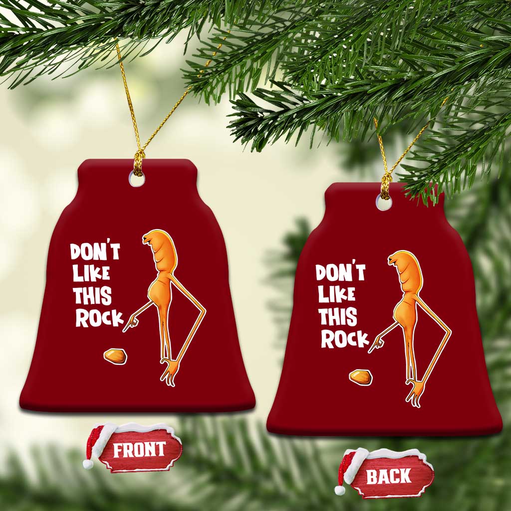 Marcus The Worm Meme Ceramic Ornament Do Not Like This Rock TS14 Print Your Wear