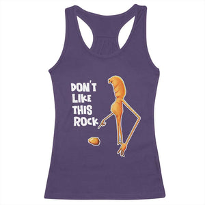 Marcus The Worm Meme Racerback Tank Top Do Not Like This Rock TS14 Purple Print Your Wear