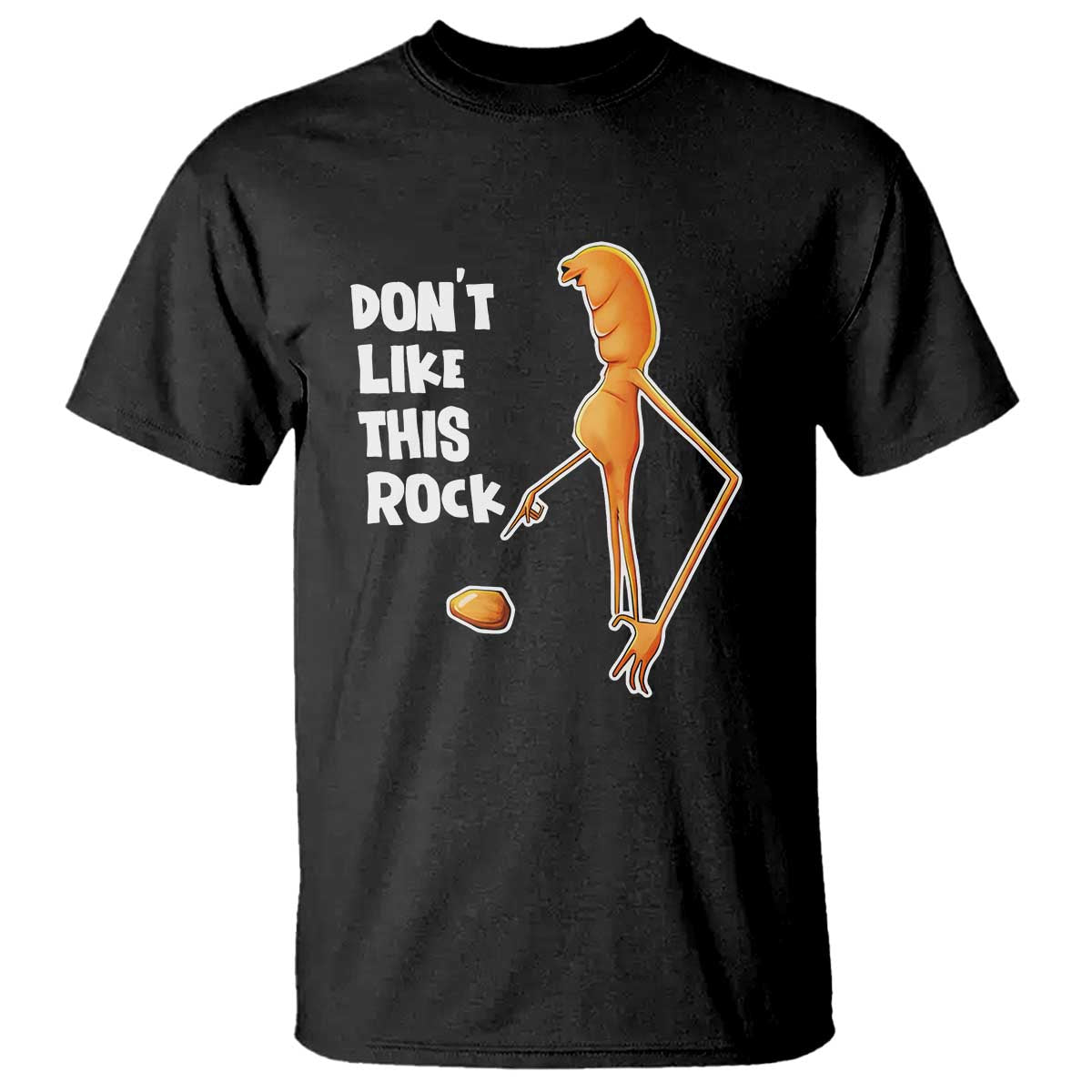 Marcus The Worm Meme T Shirt Do Not Like This Rock TS14 Black Print Your Wear