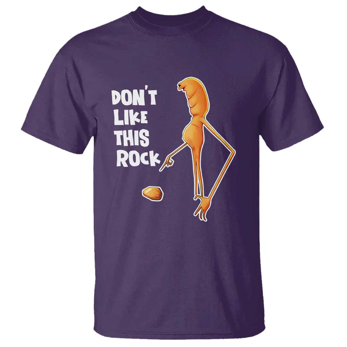 Marcus The Worm Meme T Shirt Do Not Like This Rock TS14 Purple Print Your Wear