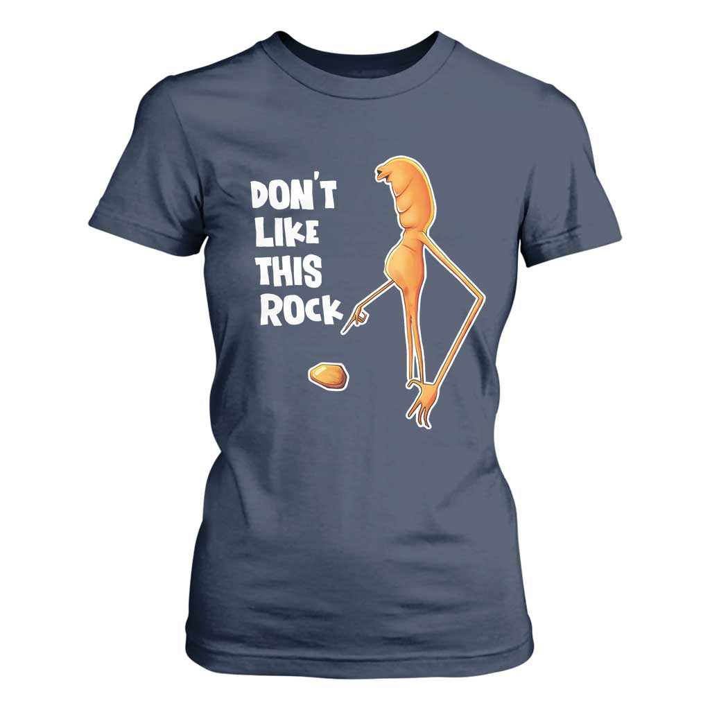 Marcus The Worm Meme T Shirt For Women Do Not Like This Rock TS14 Navy Print Your Wear