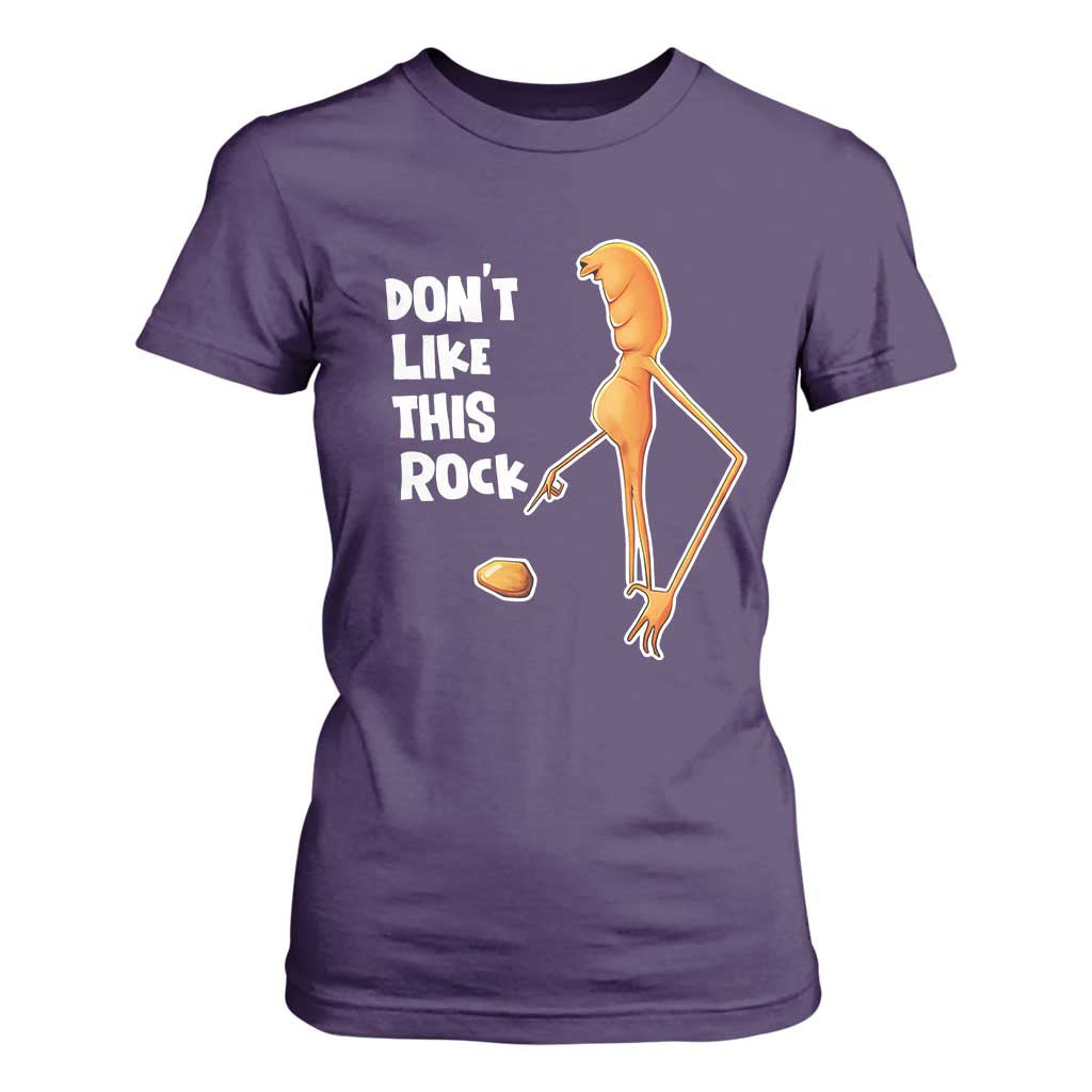 Marcus The Worm Meme T Shirt For Women Do Not Like This Rock TS14 Purple Print Your Wear