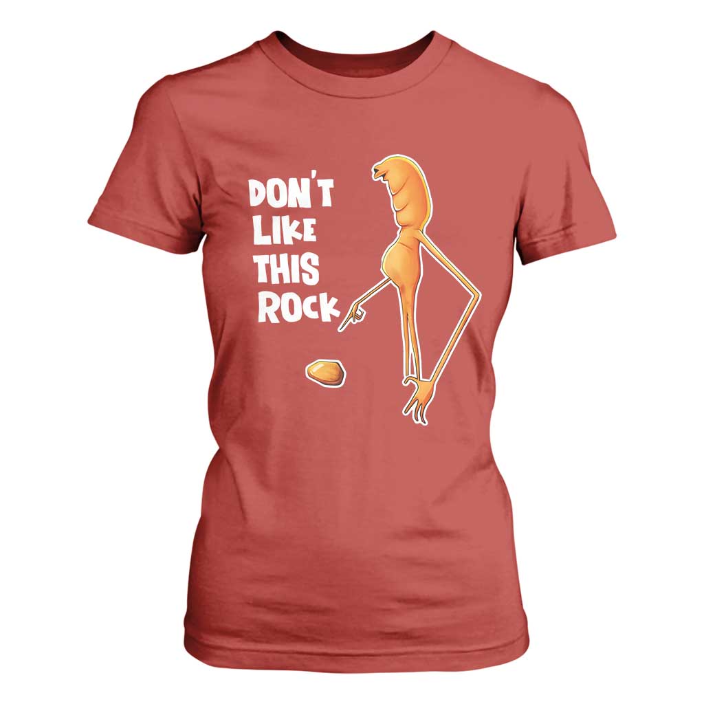 Marcus The Worm Meme T Shirt For Women Do Not Like This Rock TS14 Red Print Your Wear