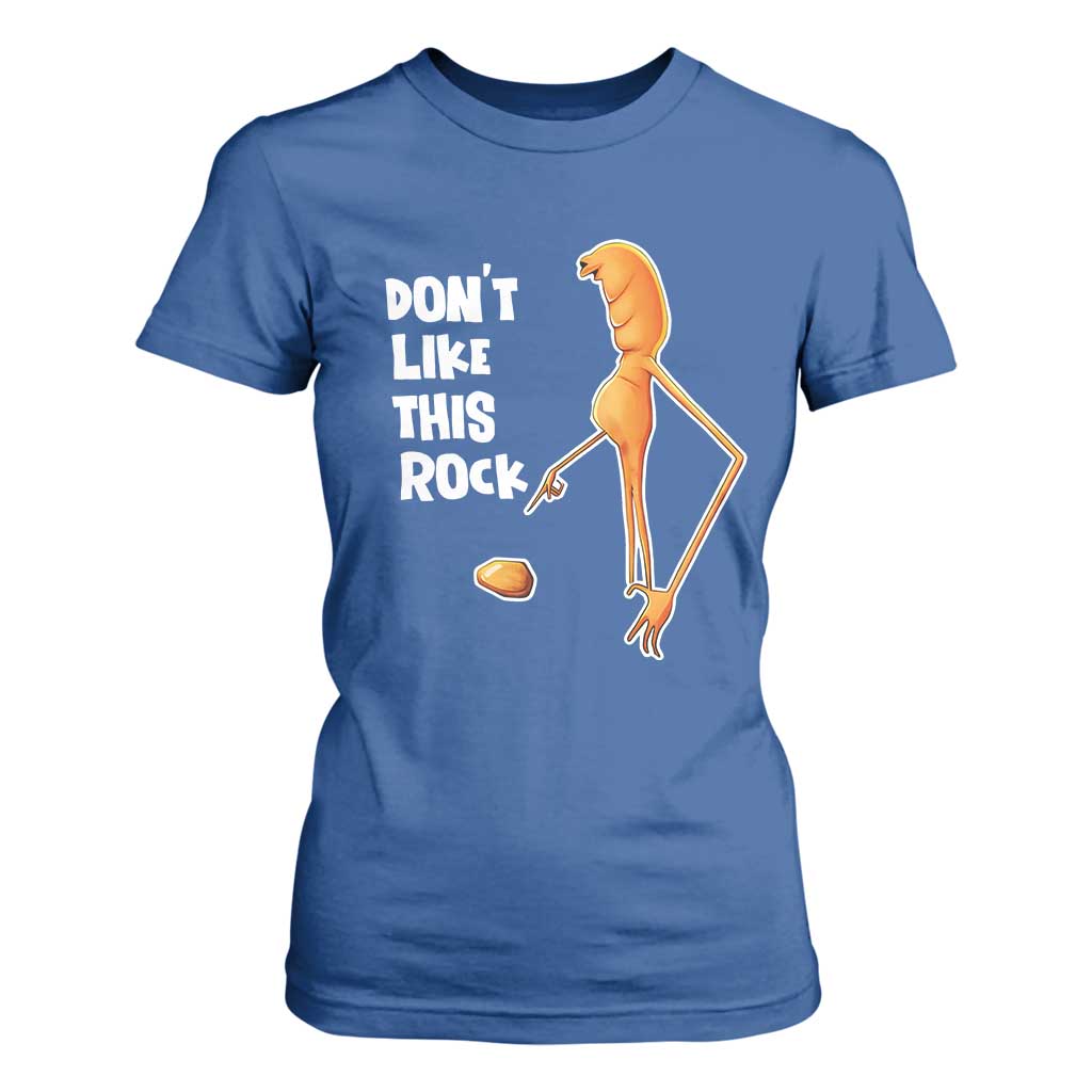 Marcus The Worm Meme T Shirt For Women Do Not Like This Rock TS14 Royal Blue Print Your Wear