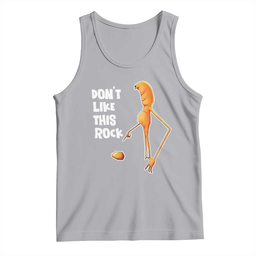 Marcus The Worm Meme Tank Top Do Not Like This Rock TS14 Athletic Heather Print Your Wear