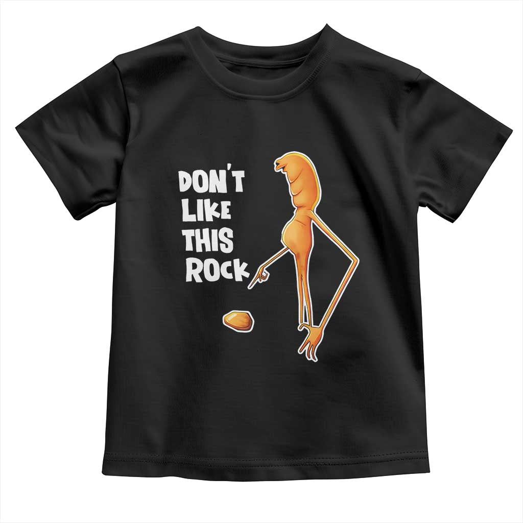 Marcus The Worm Meme Toddler T Shirt Do Not Like This Rock TS14 Black Print Your Wear