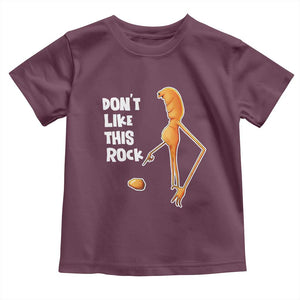 Marcus The Worm Meme Toddler T Shirt Do Not Like This Rock TS14 Maroon Print Your Wear