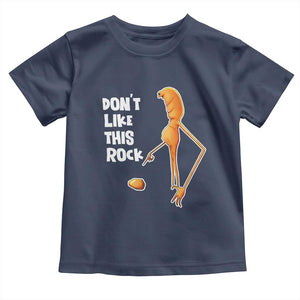 Marcus The Worm Meme Toddler T Shirt Do Not Like This Rock TS14 Navy Print Your Wear