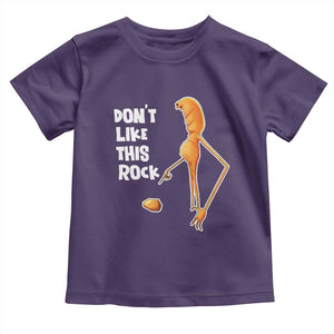 Marcus The Worm Meme Toddler T Shirt Do Not Like This Rock TS14 Purple Print Your Wear