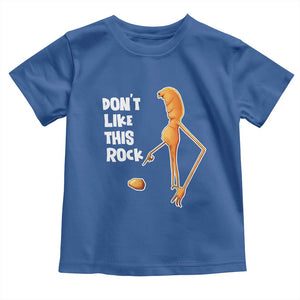 Marcus The Worm Meme Toddler T Shirt Do Not Like This Rock TS14 Royal Blue Print Your Wear