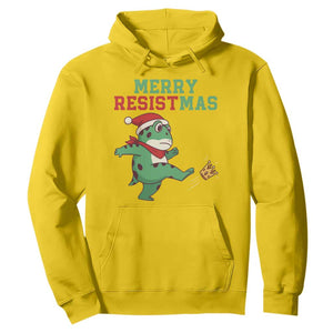 Merry Resistmas Frog Christmas Hoodie TS14 Daisy Print Your Wear