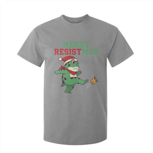 Merry Resistmas Frog Christmas T Shirt For Kid TS14 Sport Gray Print Your Wear