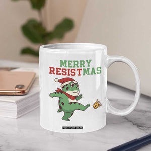 Merry Resistmas Frog Christmas Coffee Mug TS14 Print Your Wear
