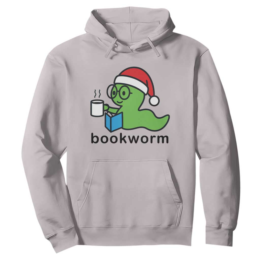 Bookworm Christmas Hoodie Reading Book Lover TS14 Ice Gray Print Your Wear