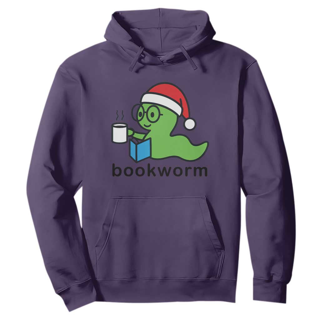 Bookworm Christmas Hoodie Reading Book Lover TS14 Purple Print Your Wear