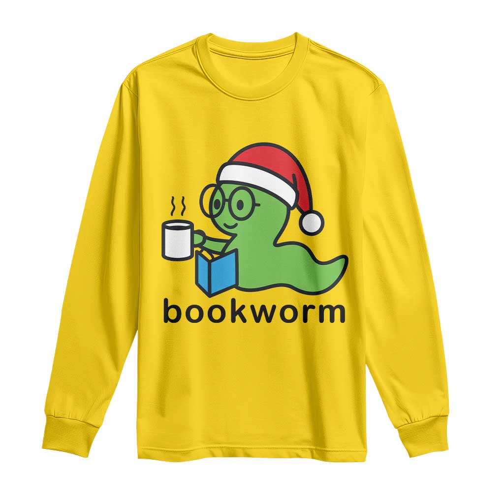 Bookworm Christmas Long Sleeve Shirt Reading Book Lover TS14 Daisy Print Your Wear