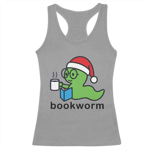 Bookworm Christmas Racerback Tank Top Reading Book Lover TS14 Sport Gray Print Your Wear