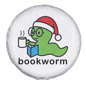 Bookworm Christmas Spare Tire Cover Reading Book Lover TS14 Print Your Wear