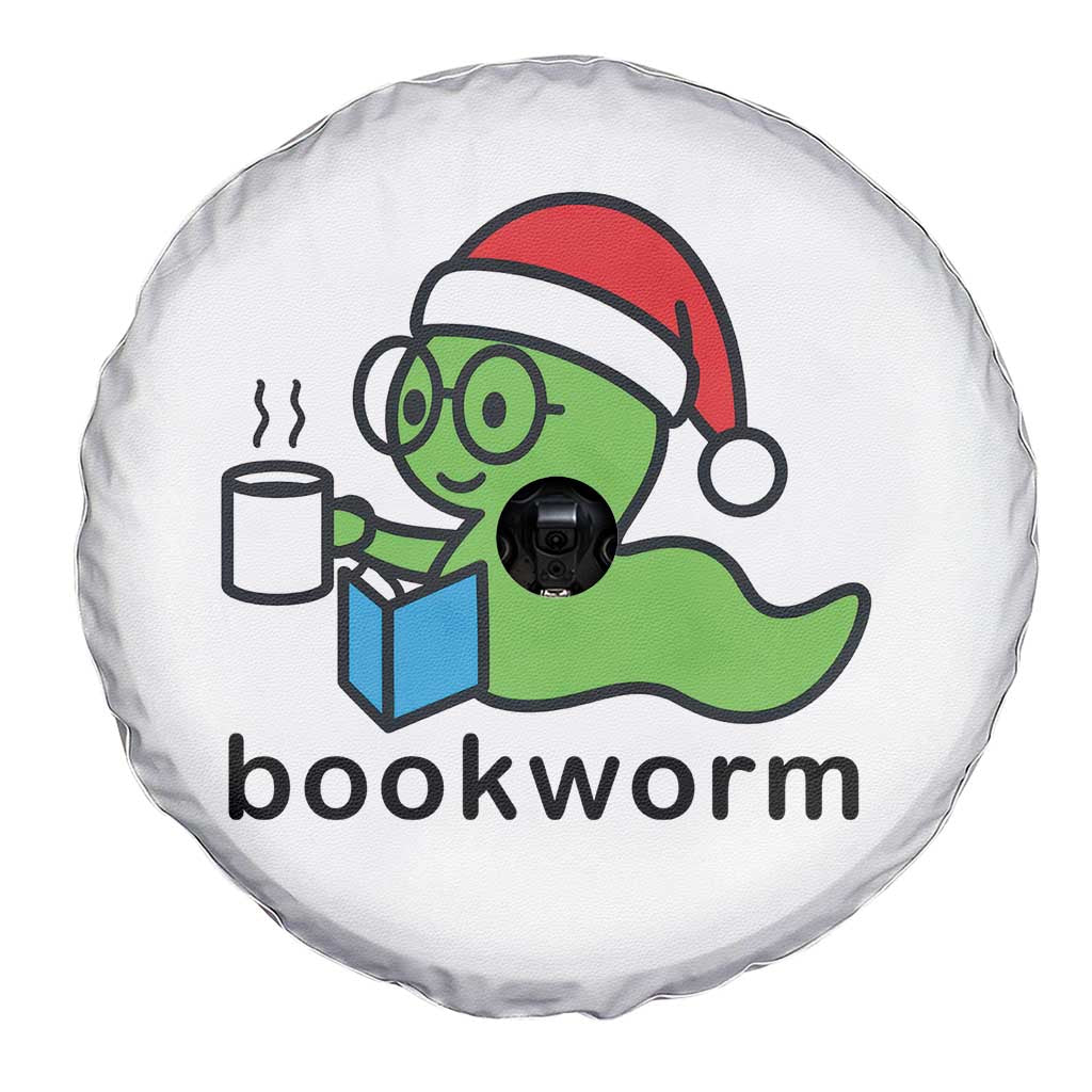 Bookworm Christmas Spare Tire Cover Reading Book Lover TS14 Print Your Wear