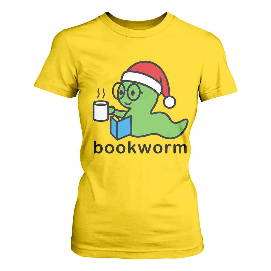 Bookworm Christmas T Shirt For Women Reading Book Lover TS14 Daisy Print Your Wear