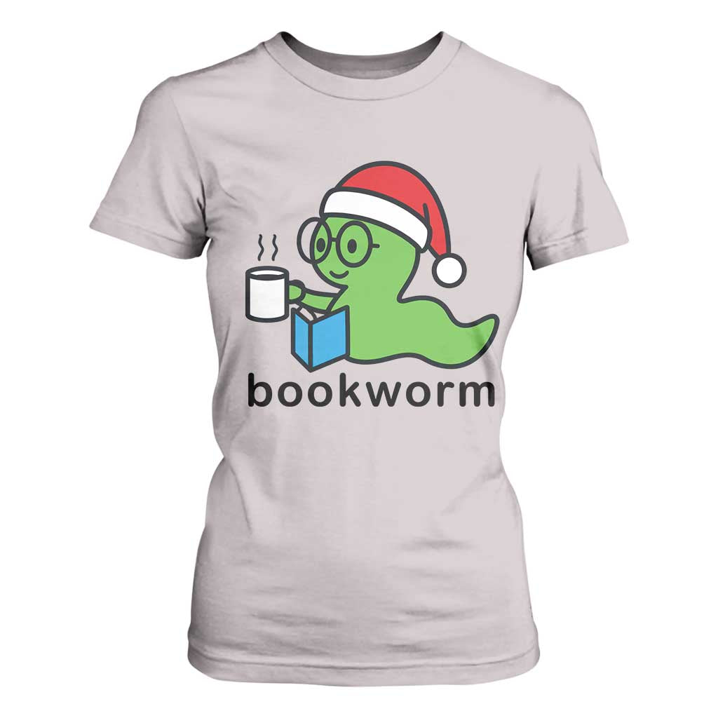 Bookworm Christmas T Shirt For Women Reading Book Lover TS14 Ice Gray Print Your Wear