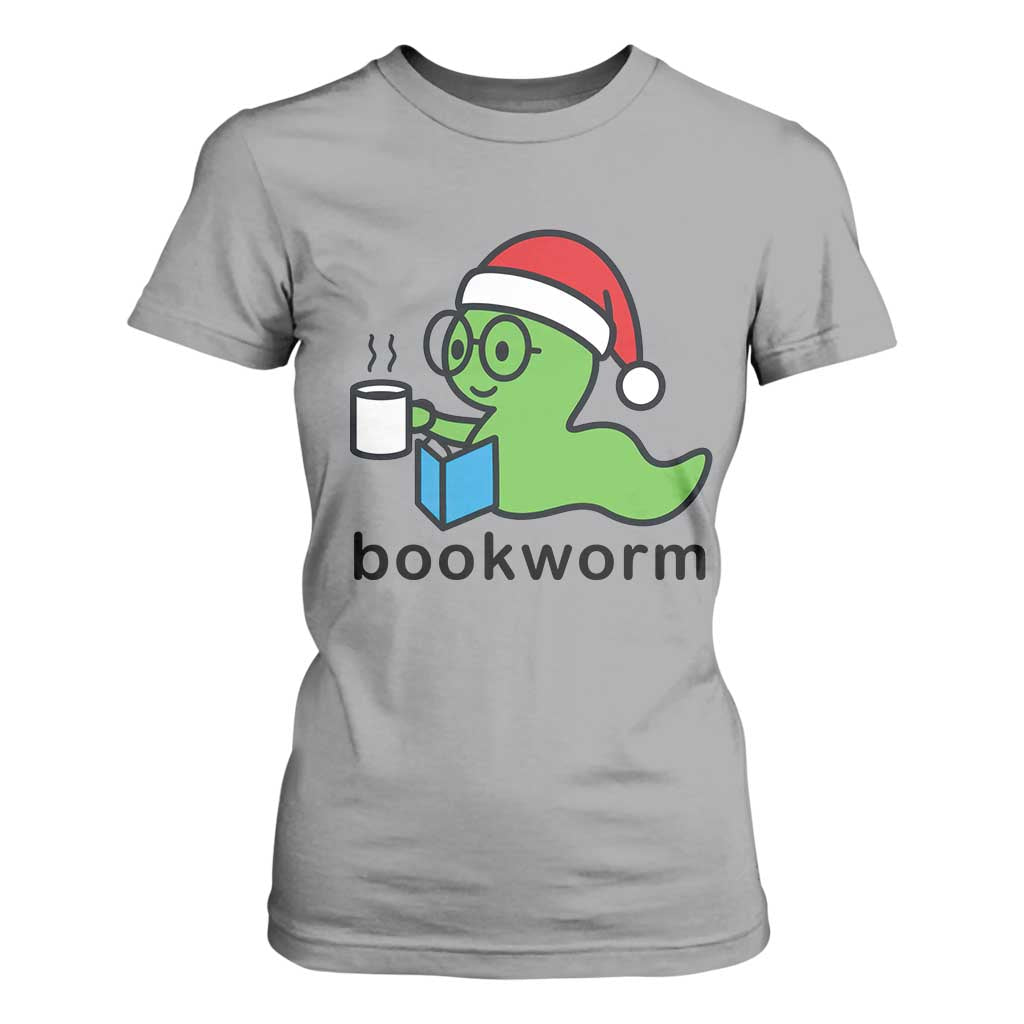 Bookworm Christmas T Shirt For Women Reading Book Lover TS14 Sport Gray Print Your Wear