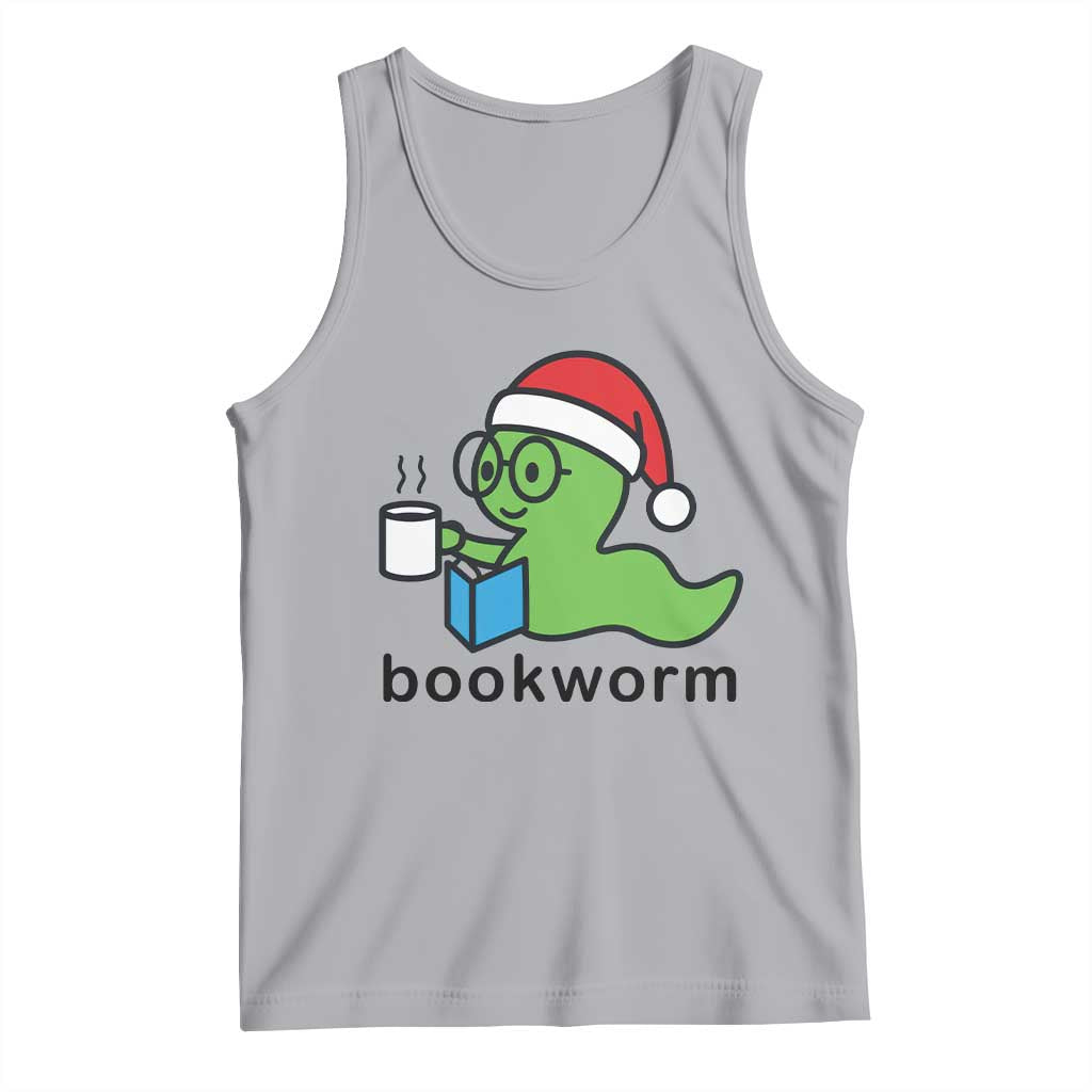 Bookworm Christmas Tank Top Reading Book Lover TS14 Athletic Heather Print Your Wear