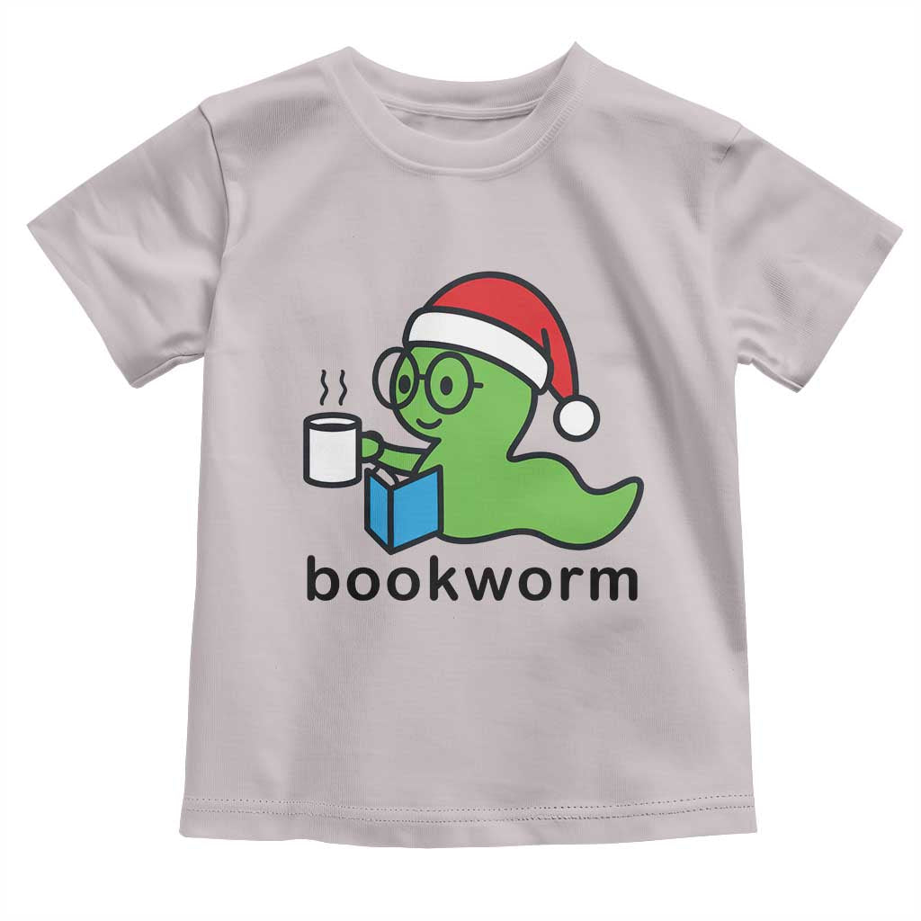 Bookworm Christmas Toddler T Shirt Reading Book Lover TS14 Ice Gray Print Your Wear