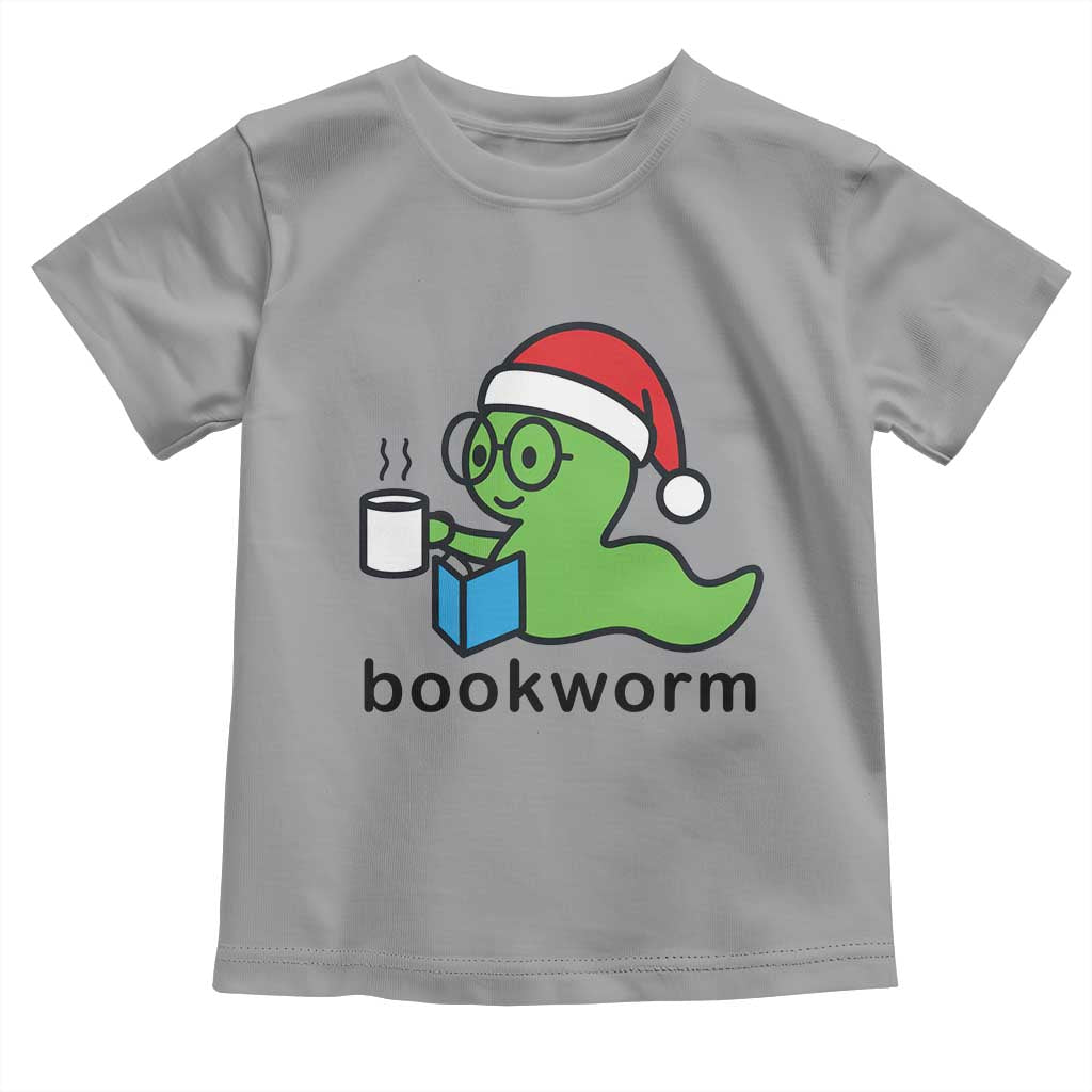 Bookworm Christmas Toddler T Shirt Reading Book Lover TS14 Sport Gray Print Your Wear