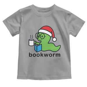 Bookworm Christmas Toddler T Shirt Reading Book Lover TS14 Sport Gray Print Your Wear