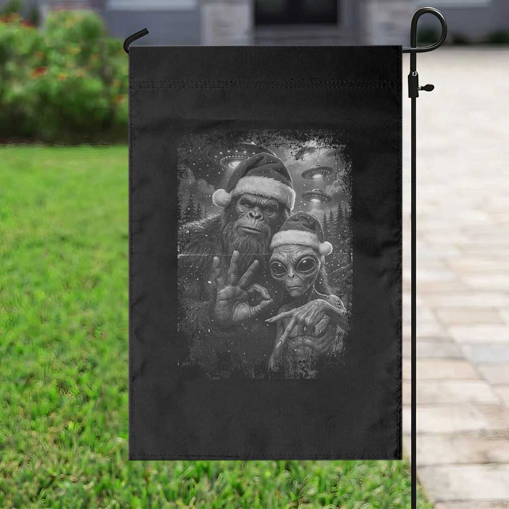 67 Six Seven Bigfoot Christmas Garden Flag Sasquatch Ailen Selfie UFO Meme TS14 Print Your Wear
