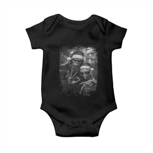 67 Six Seven Bigfoot Christmas Baby Onesie Sasquatch Ailen Selfie UFO Meme TS14 Black Print Your Wear