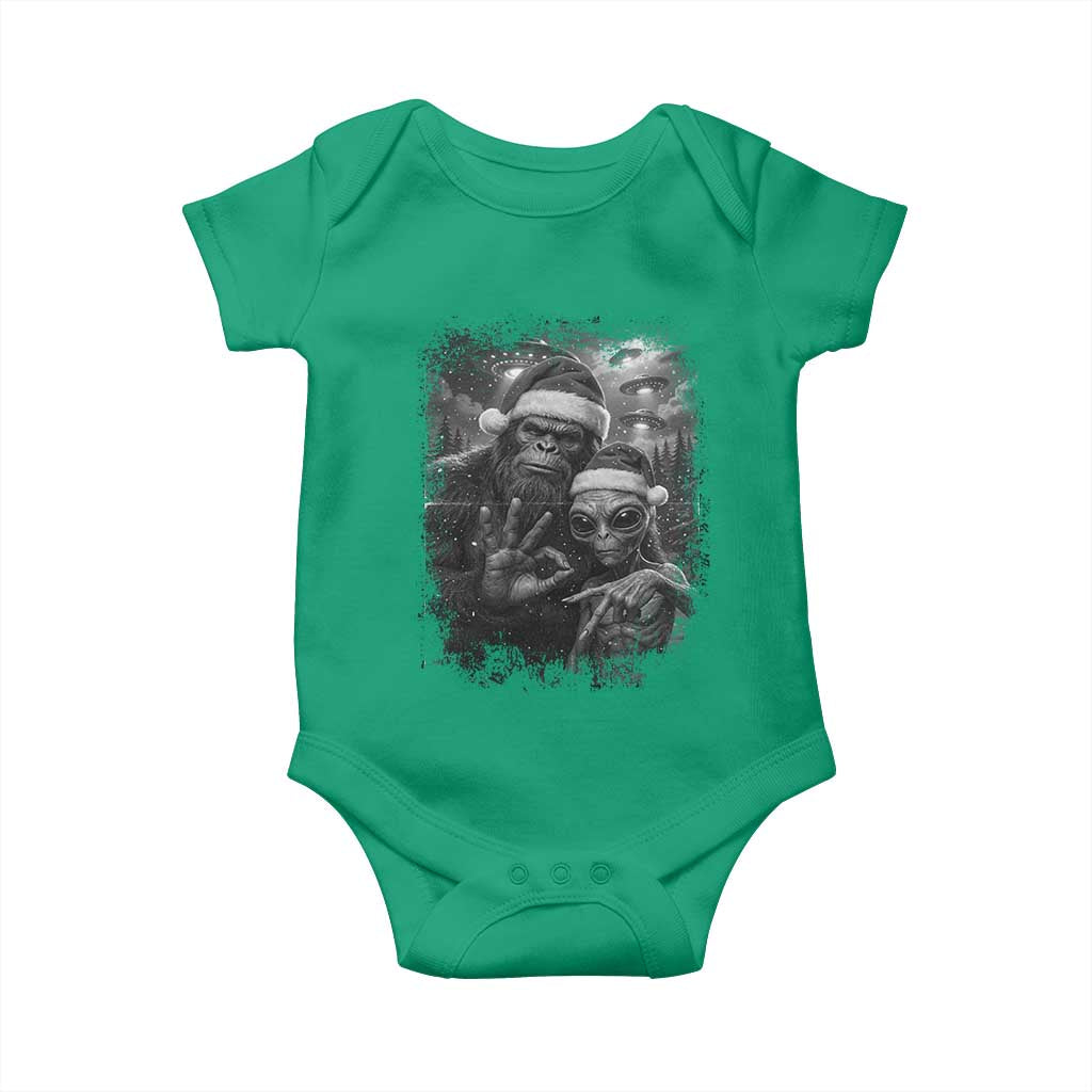 67 Six Seven Bigfoot Christmas Baby Onesie Sasquatch Ailen Selfie UFO Meme TS14 Irish Green Print Your Wear