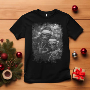 67 Six Seven Bigfoot Christmas T Shirt Sasquatch Ailen Selfie UFO Meme TS14 Black Print Your Wear